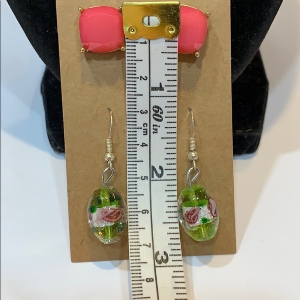 💐5/25 large faceted acrylic stud style glass bead - Picture 6 of 7
